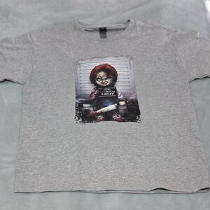Gildan Gray Kids Graphic Tee with Character Design